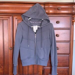 💕💕OLD NAVY Beautiful  Blue Grey Puffy  WARM  quilted old navy sweatshirt